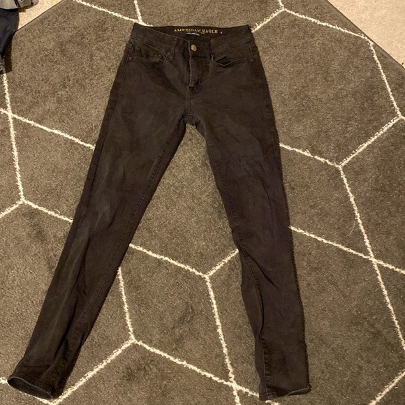 American eagle black flex skinny jeans - Picture 1 of 1